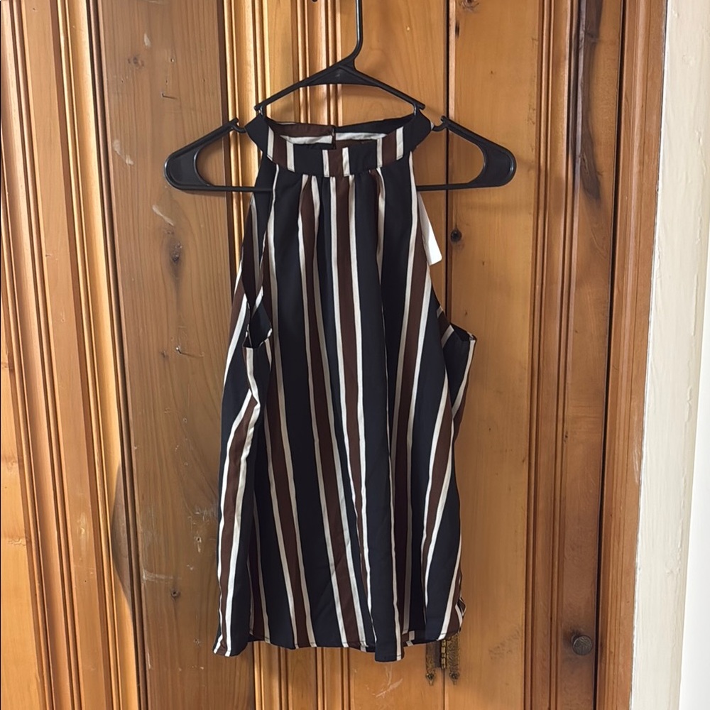 Striped Halter Top